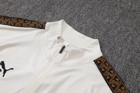 Tuta Half-zip Manchester City 26/27 Uomo Bianco e Nero | Tuta da Calcio