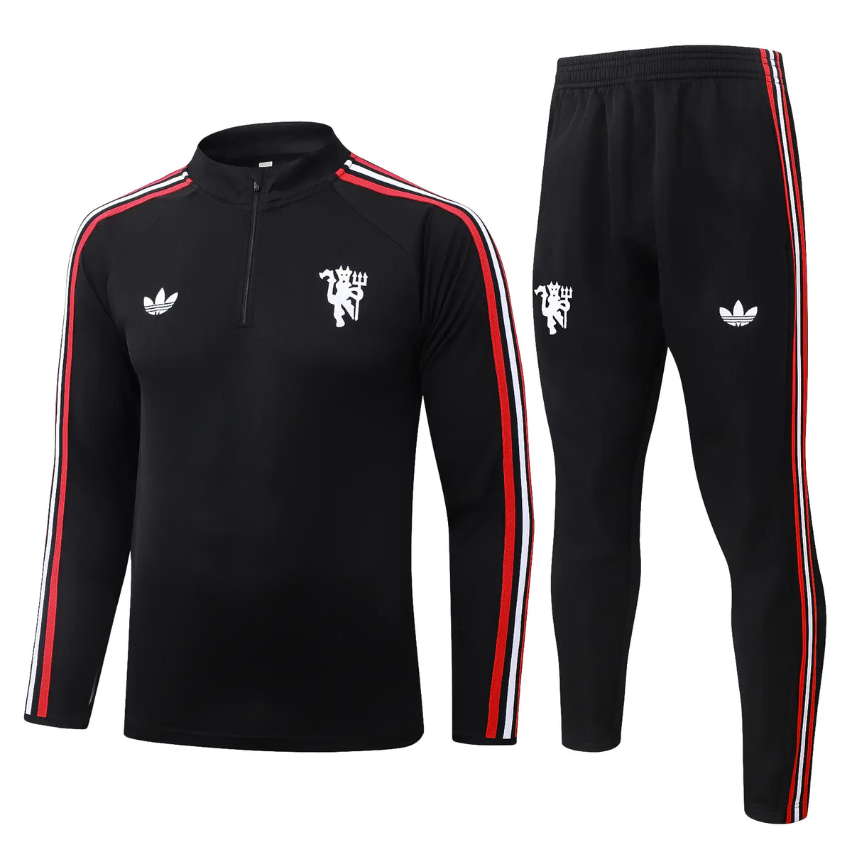 Tuta Half-zip Manchester United 26/27 Uomo Nero | Tuta da Calcio