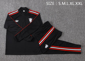 Tuta Half-zip Manchester United 26/27 Uomo Nero | Tuta da Calcio
