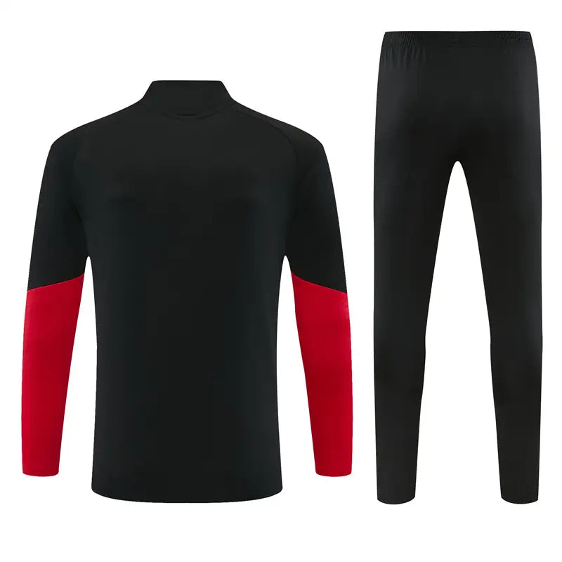Tuta Half-zip Manchester United 26/27 Uomo Nero e Rosso | Tuta da Calcio