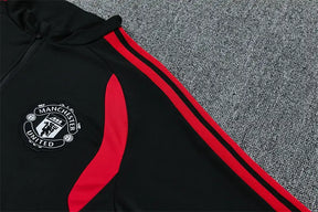 Tuta Half-zip Manchester United 26/27 Uomo Nero e Rosso | Tuta da Calcio