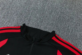 Tuta Half-zip Manchester United 26/27 Uomo Nero e Rosso | Tuta da Calcio