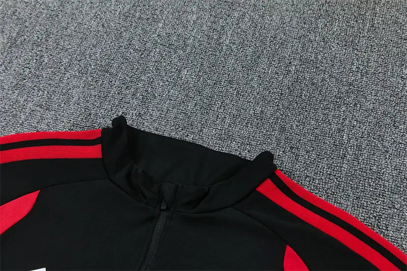 Tuta Half-zip Manchester United 26/27 Uomo Nero e Rosso | Tuta da Calcio