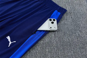 Tuta Half-zip Marseille 26/27 Uomo Bianco e Blu Navy | Tuta da Calcio