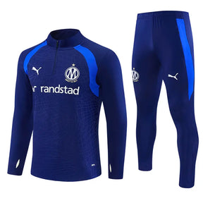 Tuta Half-zip Marseille 26/27 Uomo Blu Navy | Tuta da Calcio