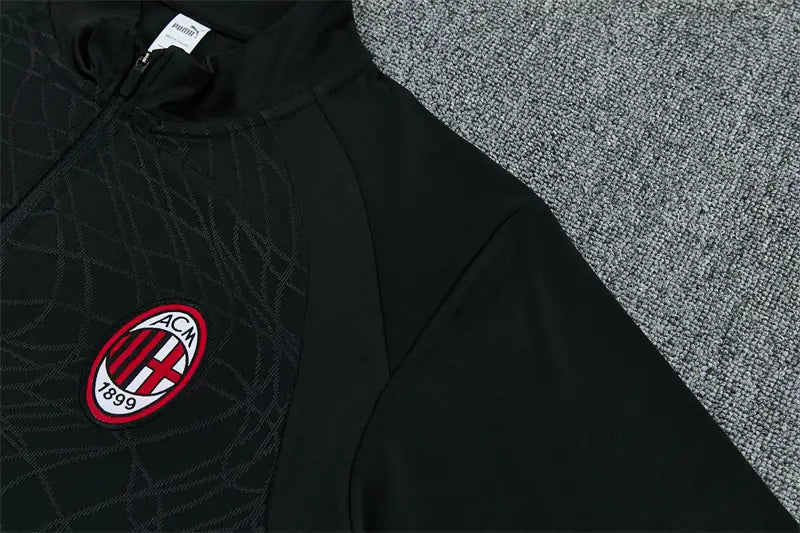 Tuta Half-zip Milan 26/27 Uomo Nero | Tuta da Calcio
