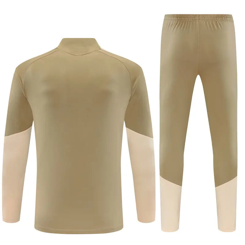 Tuta Half-zip Real Madrid 26/27 Uomo Beige | Tuta da Calcio