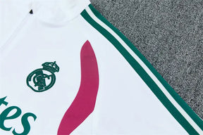 Tuta Half-zip Real Madrid 26/27 Uomo Bianco e Verde | Tuta da Calcio