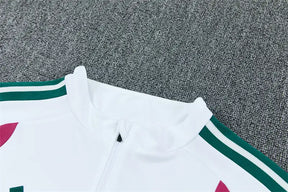Tuta Half-zip Real Madrid 26/27 Uomo Bianco e Verde | Tuta da Calcio