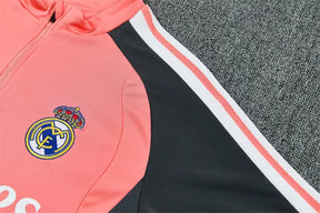 Tuta Half-zip Real Madrid 26/27 Uomo Rosa Corallo | Tuta da Calcio