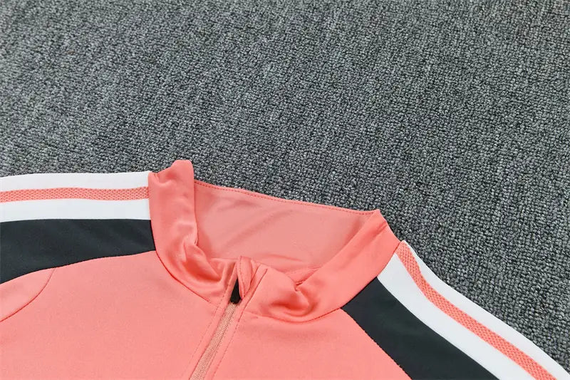 Tuta Half-zip Real Madrid 26/27 Uomo Rosa Corallo | Tuta da Calcio
