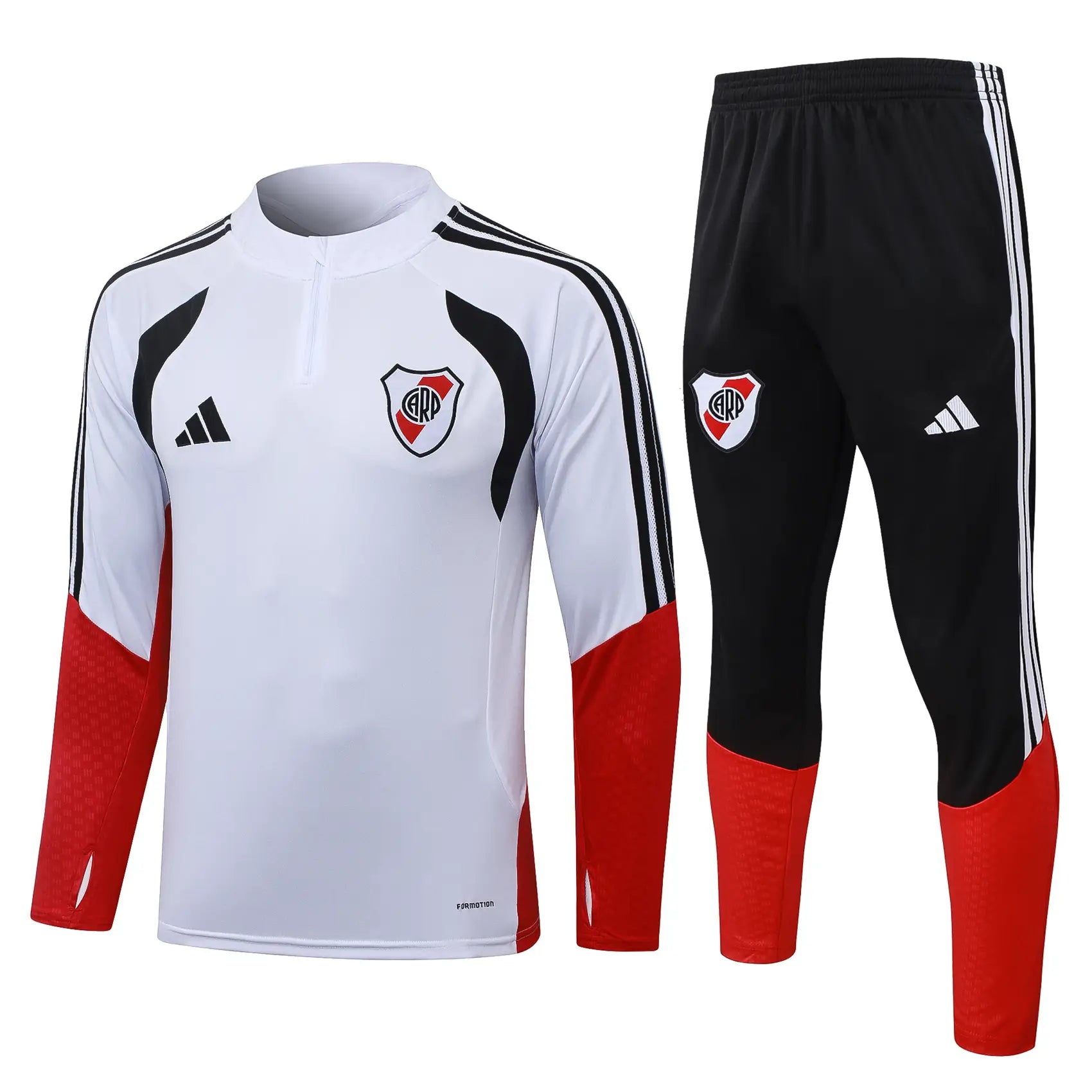 Tuta Half-zip River Plate 26/27 Uomo Bianco | Tuta da Calcio