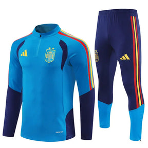 Tuta Half-zip Spagna 26/27 Uomo Azzurro e Blu Navy | Tuta da Calcio
