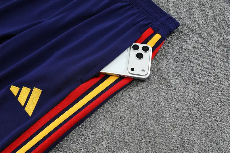 Tuta Half-zip Spagna 26/27 Uomo Azzurro e Blu Navy | Tuta da Calcio