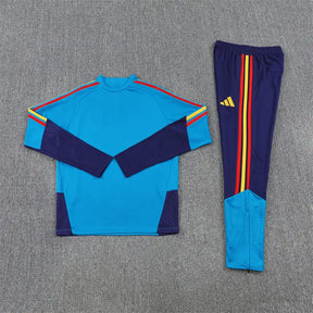 Tuta Half-zip Spagna 26/27 Uomo Azzurro e Blu Navy | Tuta da Calcio