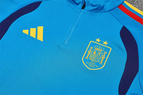 Tuta Half-zip Spagna 26/27 Uomo Azzurro e Blu Navy | Tuta da Calcio