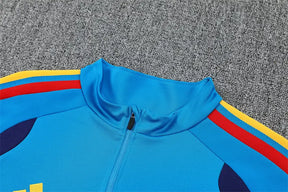 Tuta Half-zip Spagna 26/27 Uomo Azzurro e Blu Navy | Tuta da Calcio