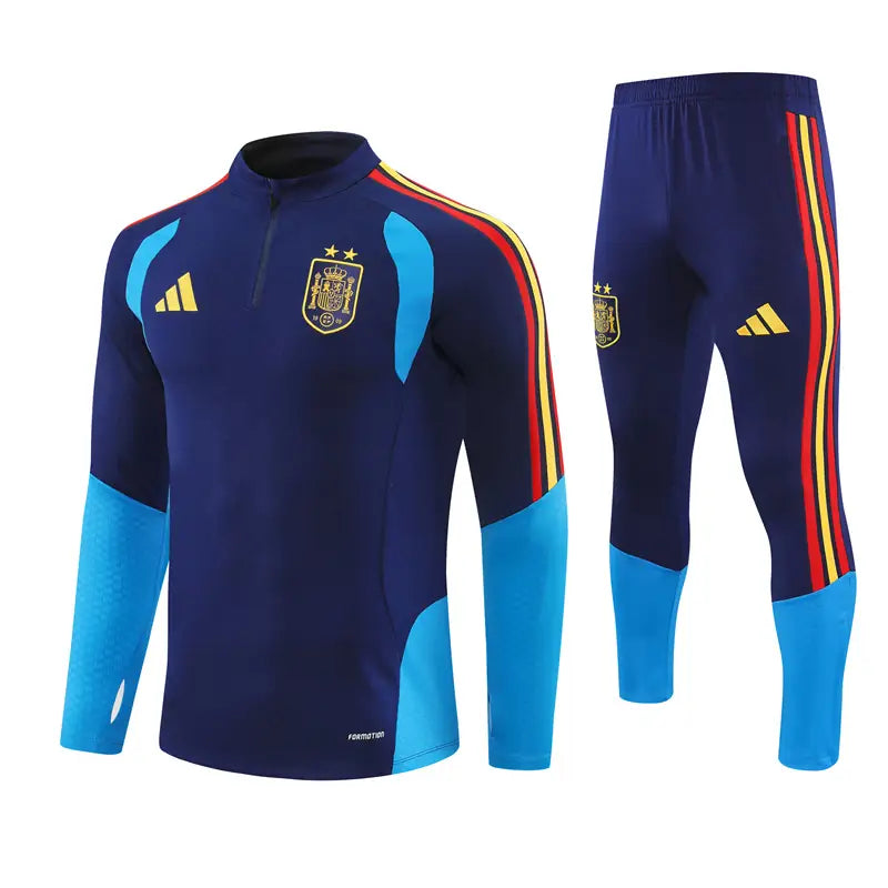 Tuta Half-zip Spagna 26/27 Uomo Blu Navy | Tuta da Calcio