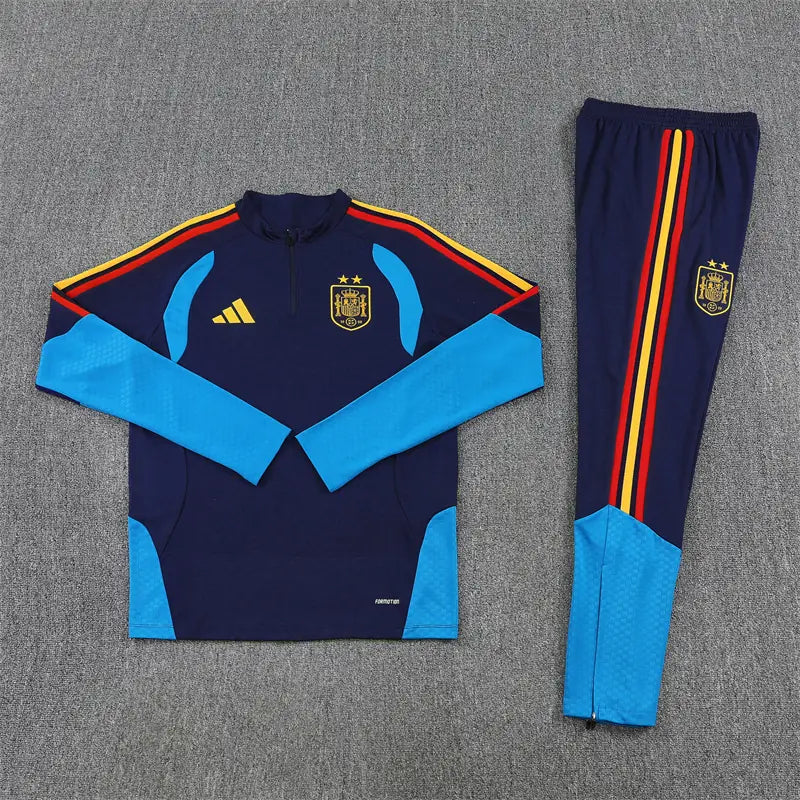Tuta Half-zip Spagna 26/27 Uomo Blu Navy | Tuta da Calcio