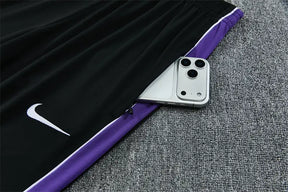 Tuta Half-zip Tottenham 26/27 Uomo Nero e Viola | Tuta da Calcio