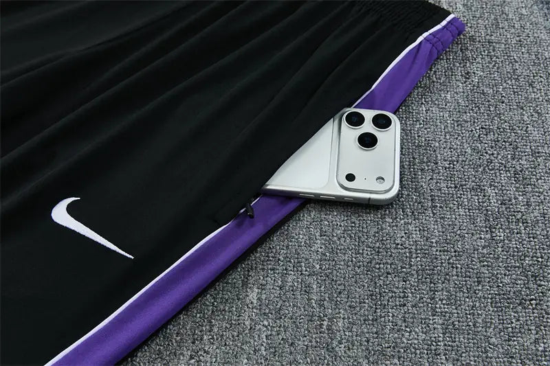 Tuta Half-zip Tottenham 26/27 Uomo Nero e Viola | Tuta da Calcio