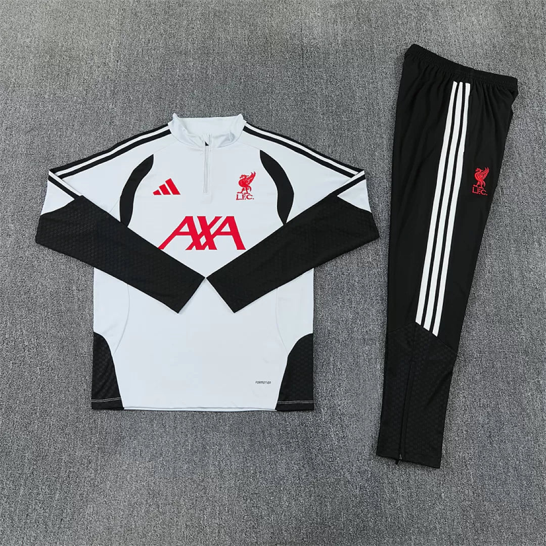 Tuta Liverpool 26/27 Uomo Bianco e Nero | Maglia da Calcio