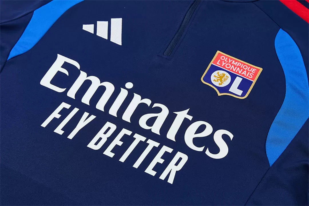 Tuta Lyon 26/27 Uomo Blu Navy | Maglia da Calcio