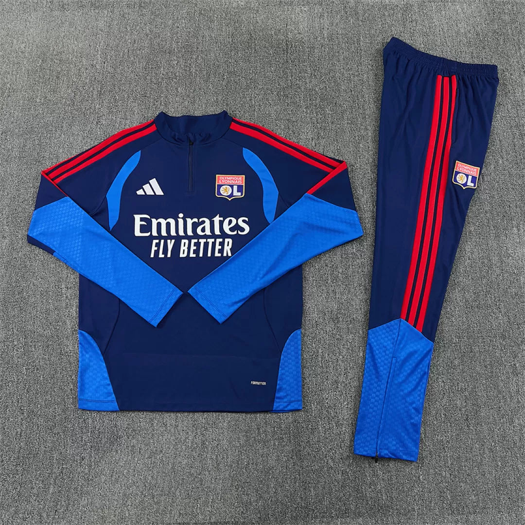 Tuta Lyon 26/27 Uomo Blu Navy | Maglia da Calcio