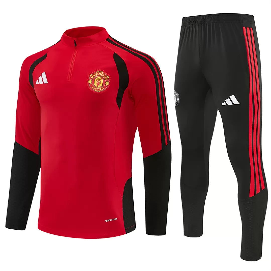 Tuta Manchester United 26/27 Uomo Rosso e Nero | Maglia da Calcio