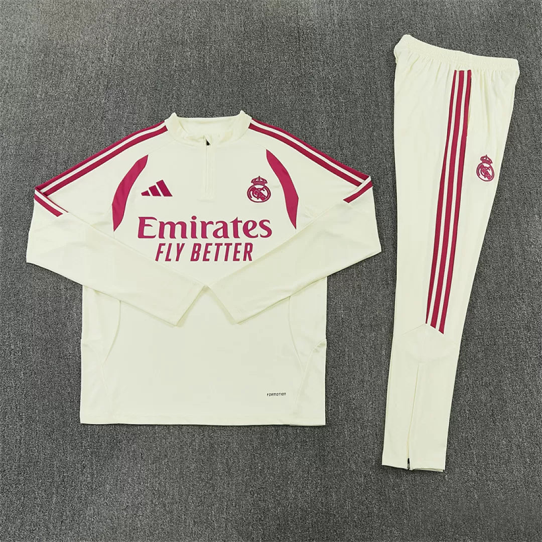 Tuta Real Madrid 26/27 Uomo Bianco Crema | Maglia da Calcio