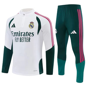 Tuta Real Madrid 26/27 Uomo Bianco e Verde | Maglia da Calcio